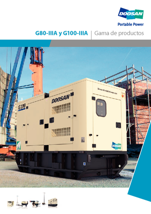 Generatori diesel Doosan G80-IIIA 