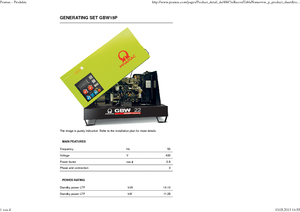 Generatori diesel PRAMAC Lifter GBW 15 P