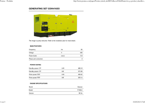 Generatori diesel PRAMAC Lifter GSW 470 DO