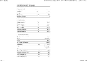 Generatori diesel PRAMAC Lifter GSW 560 V