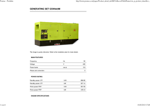 Generatori diesel PRAMAC Lifter GSW 665 M