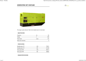 Generatori diesel PRAMAC Lifter GSW 760 M
