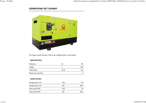 Generatori diesel PRAMAC Lifter GSW 80 P