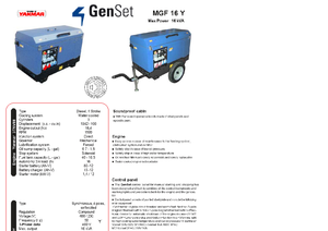 Generatori diesel GenSet MGF 16 Y