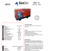 Generatori diesel GenSet MGF 44 D