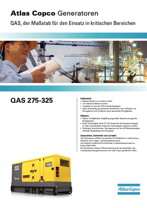 Generatori diesel Atlas Copco QAS 275 VDS