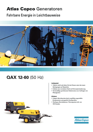 Generatori diesel Atlas Copco QAX 30 Dd