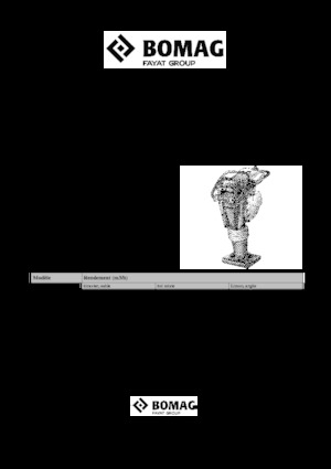 Costipatori Diesel e Benzina Bomag BT 65