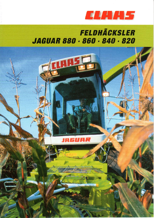 Trinciapaglia - trazione a 4 ruote Claas Jaguar 860