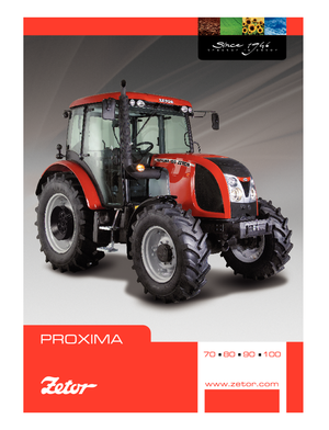 Trattrici agricole - trazione a 4 ruote Zetor Proxima 100 HR