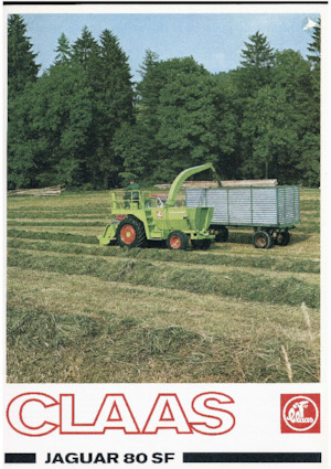 Trinciapaglia - trazione a 2 ruote Claas JAGUAR 80 SF