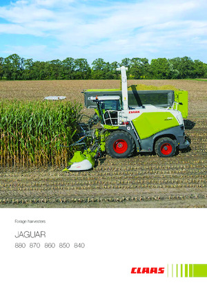 Trinciapaglia - trazione a 2 ruote Claas Jaguar 850