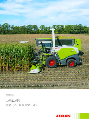 Trinciapaglia - trazione a 2 ruote Claas Jaguar 850
