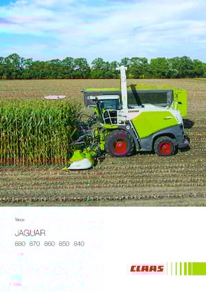 Trinciapaglia - trazione a 2 ruote Claas Jaguar 850
