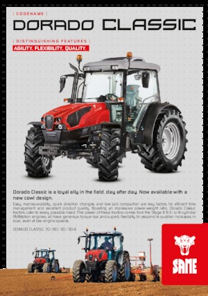 Trattrici agricole - trazione a 4 ruote SAME Dorado 90.4 Classic 