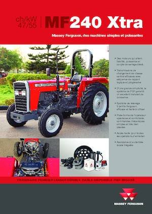 Trattori con trazione 2D Massey Ferguson MF 240 Xtra