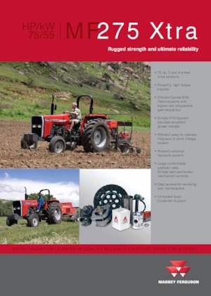 Trattori con trazione 2D Massey Ferguson MF 275 Xtra