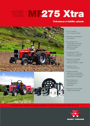Trattori con trazione 2D Massey Ferguson MF 275 Xtra