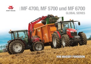 Trattori con trazione 2D Massey Ferguson MF 4707 MR