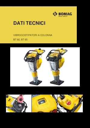 Costipatori Diesel e Benzina Bomag BT 60