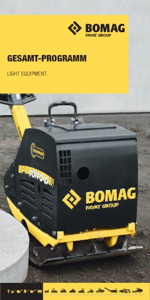 Costipatori Diesel e Benzina Bomag BVT 65