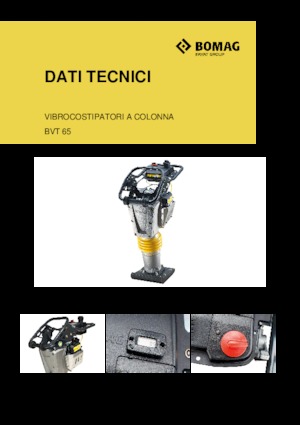 Costipatori Diesel e Benzina Bomag BVT 65