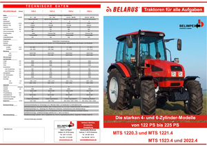Trattrici agricole - trazione a 4 ruote Belarus 1220.3