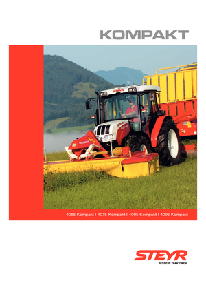 Trattrici agricole - trazione a 4 ruote Steyr 4095 Kompakt Basis