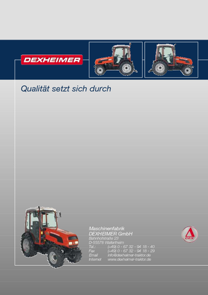 Trattrici agricole - trazione a 4 ruote Dexheimer 509 Si
