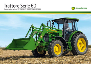 Trattrici agricole - trazione a 4 ruote John Deere 6100 D