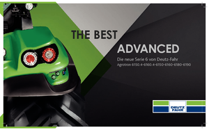 Trattrici agricole - trazione a 4 ruote DEUTZ-FAHR 6180 Agrotron