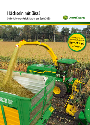 Trinciapaglia - trazione a 4 ruote John Deere 7580