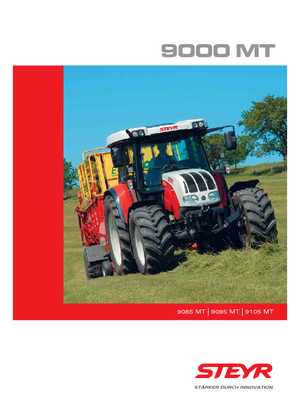 Trattrici agricole - trazione a 4 ruote Steyr 9085 MT Basis
