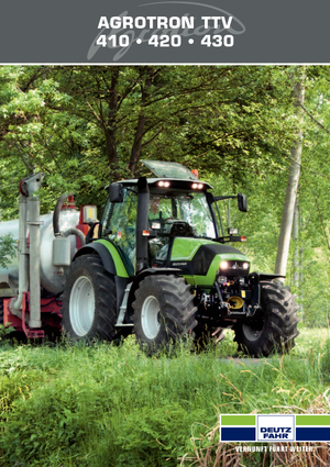 Trattrici agricole - trazione a 4 ruote DEUTZ-FAHR Agrotron TTV 420 DCR