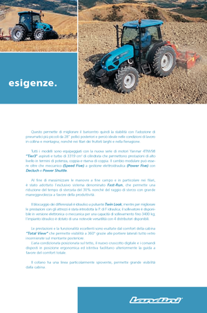 Trattrici agricole - trazione a 4 ruote Landini Alpine 70 GT