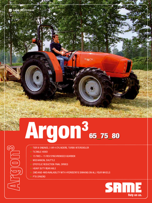 Trattrici agricole - trazione a 4 ruote SAME Argon ³ 65