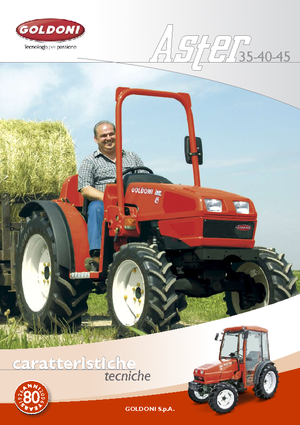 Trattrici agricole - trazione a 4 ruote Goldoni Aster 40