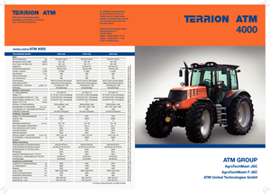 Trattrici agricole - trazione a 4 ruote Terrion ATM 4140