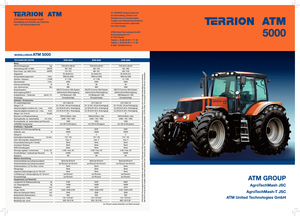 Trattrici agricole - trazione a 4 ruote Terrion ATM 5220
