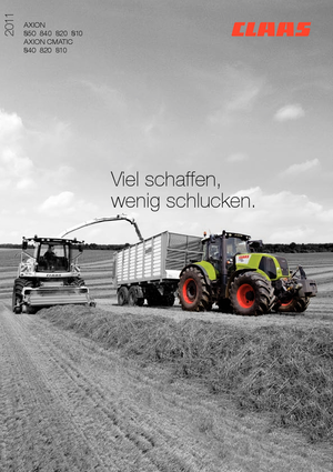 Trattrici agricole - trazione a 4 ruote Claas Axion 810