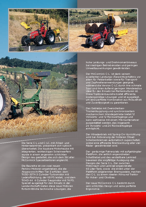 Trattrici agricole - trazione a 4 ruote McCormick C 70 L