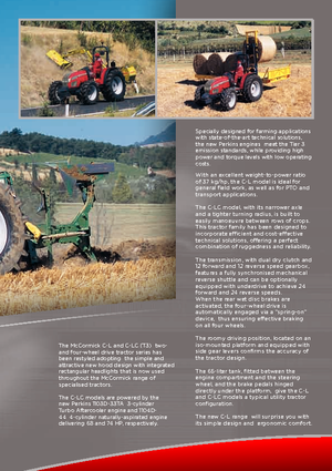 Trattrici agricole - trazione a 4 ruote McCormick C 70 L