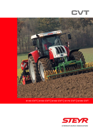 Trattrici agricole - trazione a 4 ruote Steyr CVT 6195 Basis