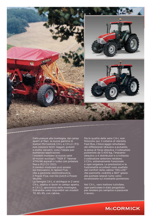 Trattrici agricole - trazione a 4 ruote McCormick CX 80 LC