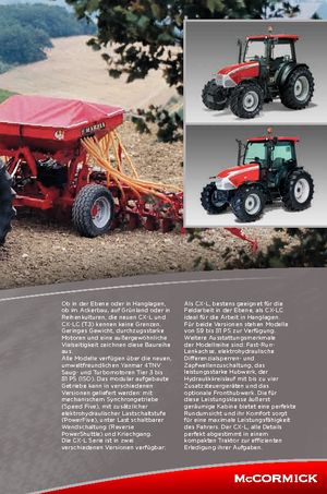 Trattrici agricole - trazione a 4 ruote McCormick CX 80 L