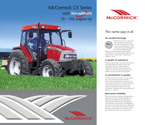 Trattrici agricole - trazione a 4 ruote McCormick CX 105