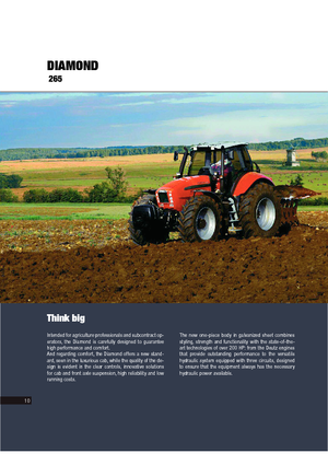 Trattrici agricole - trazione a 4 ruote SAME Diamond 265