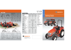 Trattrici agricole - trazione a 4 ruote Kioti DK 551