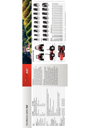 Trattrici agricole - trazione a 4 ruote Carraro Ergit TGF 9800