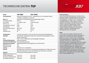 Trattrici agricole - trazione a 4 ruote Carraro Ergit TGF 9800